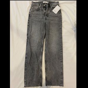Brand new & Other Stories gray straight leg jeans
